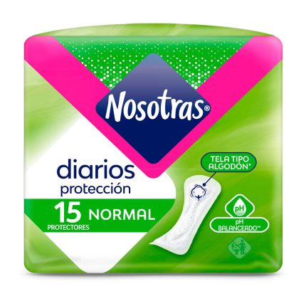 NOSOTRAS PROTECTORES DIARIOS 15 UNIDADES