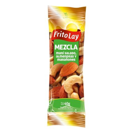 MEZCLA MANI ALMENDRA MARAÑON FRITO LAY 40G