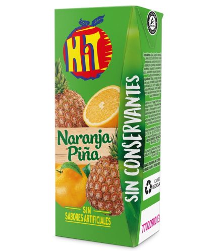 HIT CAJA PIÑA NARANJA 200ML