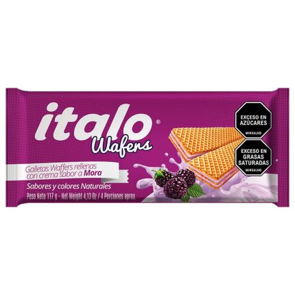 ITALO WAFERS MORA 117G