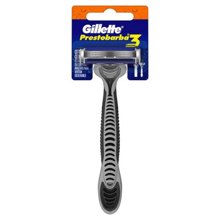 GILLETTE 3 HOJAS GRIS