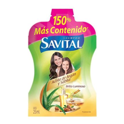SHAMPOO SAVITAL CON ACEITE DE ARGAN 25ML