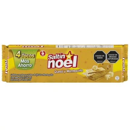 SALTIN NOEL QUESO Y MANTEQUILLA 4 TACOS