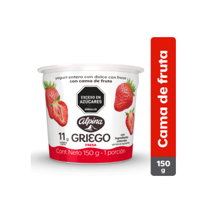 YOGURT GRIEGO CON FRESA 150G