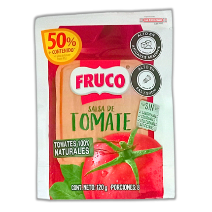 SALSA DE TOMATE FRUCO 120G