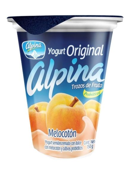 YOGURT ALPINA MELOCOTON 150G