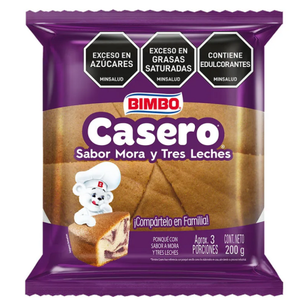 PONQUE MORA Y TRES LECHES