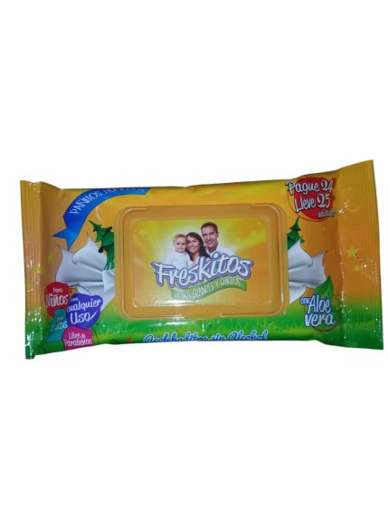 PAÑITOS HUMEDOS FRESKITOS X25
