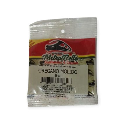 OREGANO MOLIDO 8G