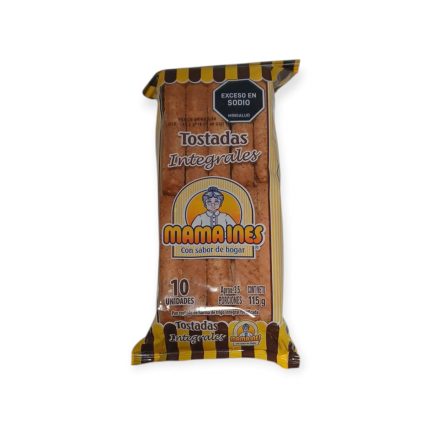 TOSTADAS INTEGRALES MAMA INES 115G