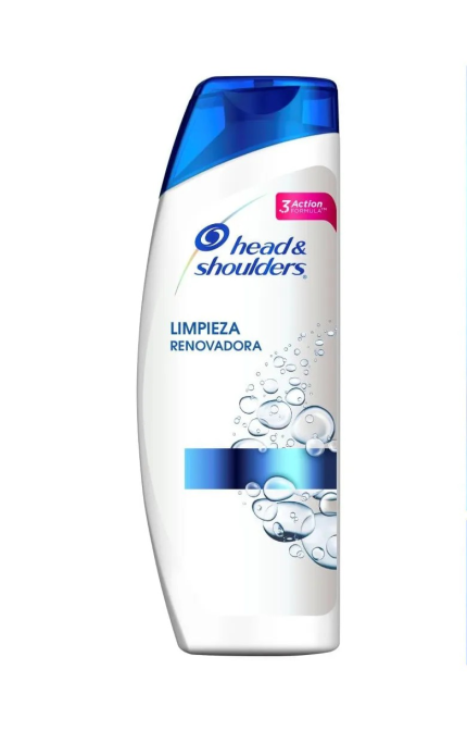 SHAMPOO H&S LIMPIEZA RENOVADORA X180ML