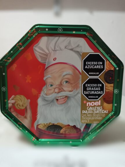 GALLETA NAVIDAD OCTAGONAL 260G