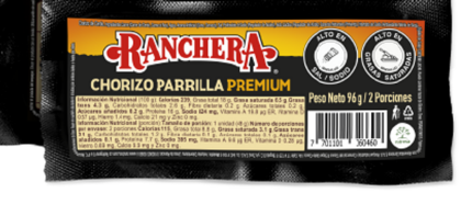 CHORIZO  RANCHERO 96G