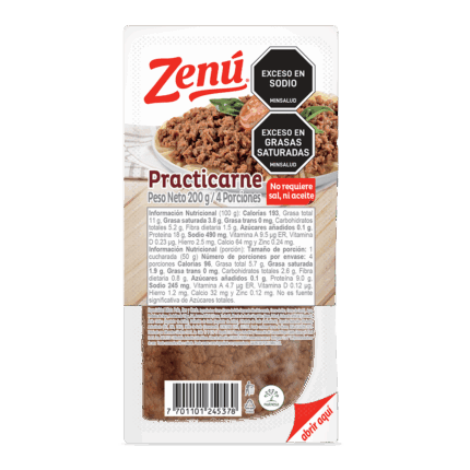 PRACTICARNE 200G ZENU