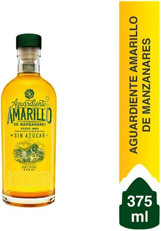 AGUARDIENTE  AMARILLO DE MANZANARES 375ML